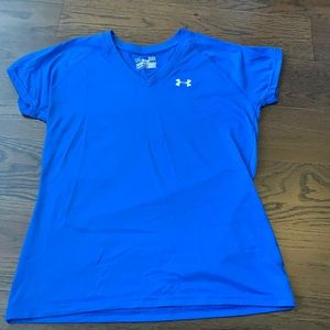 Under Armour blue tee shirt, small